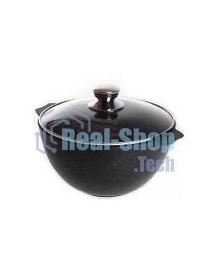 Казан для плова 4 л АП Гранит черный 54802