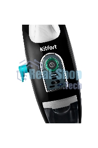 Пылесос вертикальный паровой Kitfort КТ-535-1 черный, питание от сети, 1600 Вт, уборка влажная/паром/сухая, пылесборник 1 л