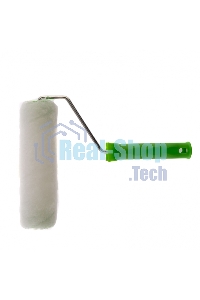 Валик Сибртех Искусственный мех с ручкой, 200 мм,ворс 15 мм, D 48 мм, D руч. 6 мм, полиэстер