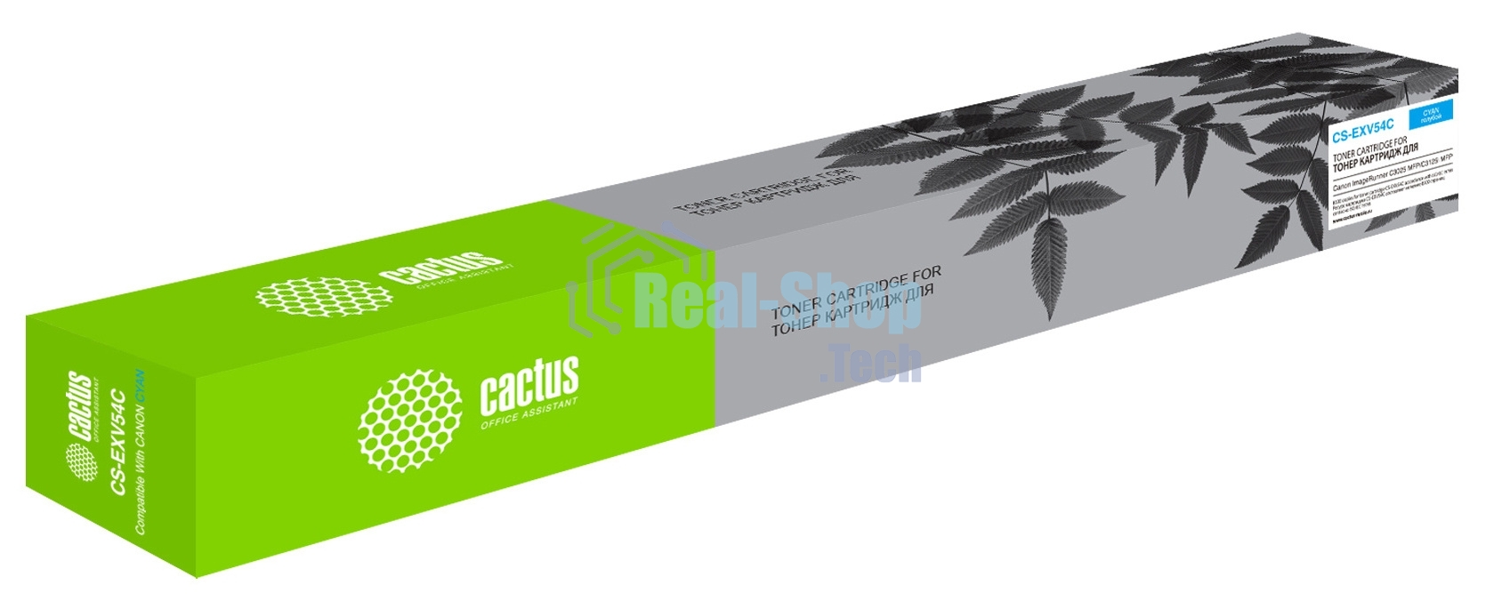 Картридж лазерный Cactus CS-EXV54C голубой (8500 стр.) для Canon ImageRunner C3025/C3025i MFP