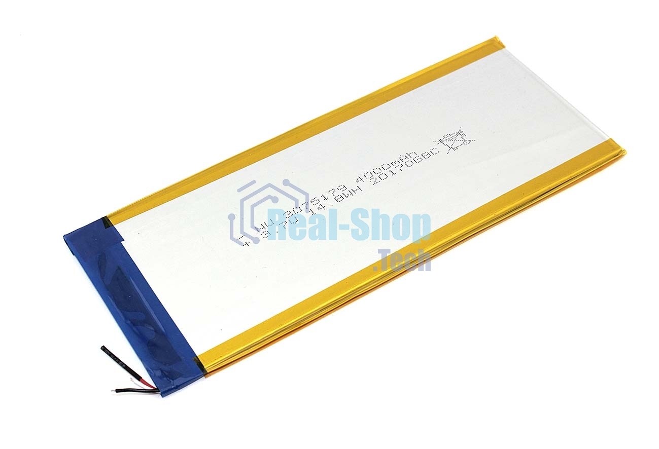 Аккумулятор Li-Pol (батарея) 3x75x179 мм 3pin 3.7V/4000mAh