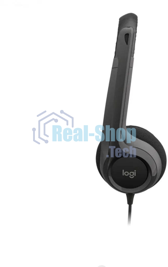 Гарнитура проводная Logitech Headset Logitech H390 USB черный