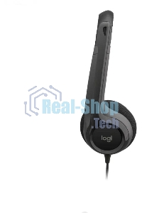 Гарнитура проводная Logitech Headset Logitech H390 USB черный