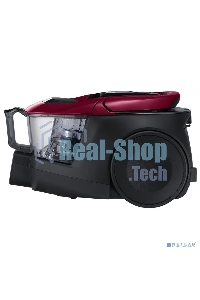 Пылесос Samsung VC18M31A0HP бордовый/черный, 380/1800 Вт, уборка сухая, пылесборник контейнер 2 л