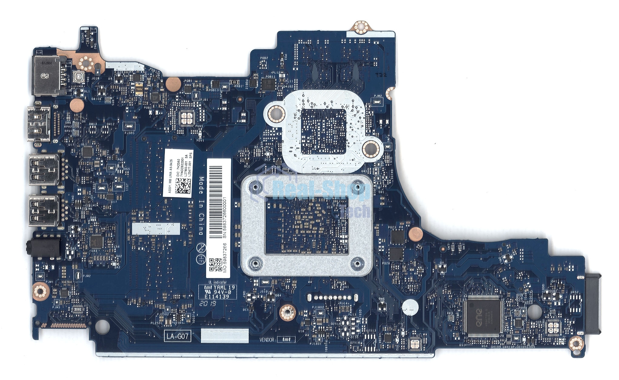 Материнская плата LA-G078P HP 255 G7 15T-DB 15-DB 15-DA A9-9425 UMA