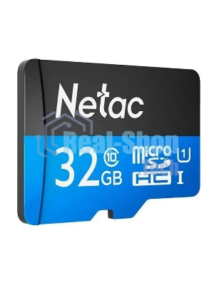 Флеш карта microSDHC 32Gb Netac P500 NT02P500STN-032G-S (без SD адаптера) 80Mb/s