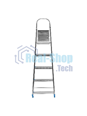Стремянка Сибртех 5 ступеней, стальная, оцинкованная