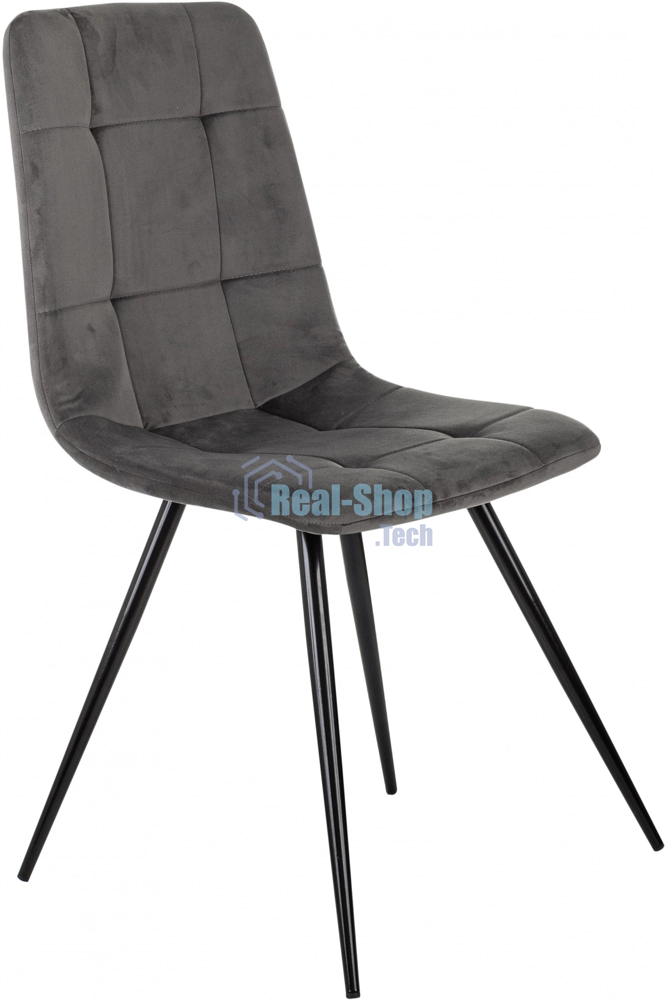 Стул для дома Бюрократ CH-K1_4 комплект 4 шт т. серый Holland 18 металл черный на ножках