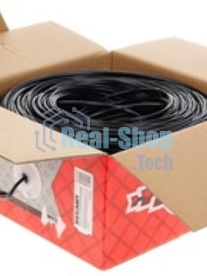 Кабель витая пара Rexant U/UTP cat.5e 4х2х24AWG solid CU PE Outdoor трос черный (м)
