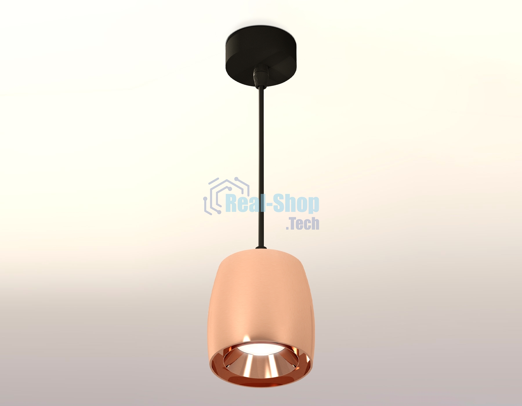 Светильник Ambrella Light XP1144001 PPG/SBK золото розовое полированное/черный песок (A2302, C1144, N7035)