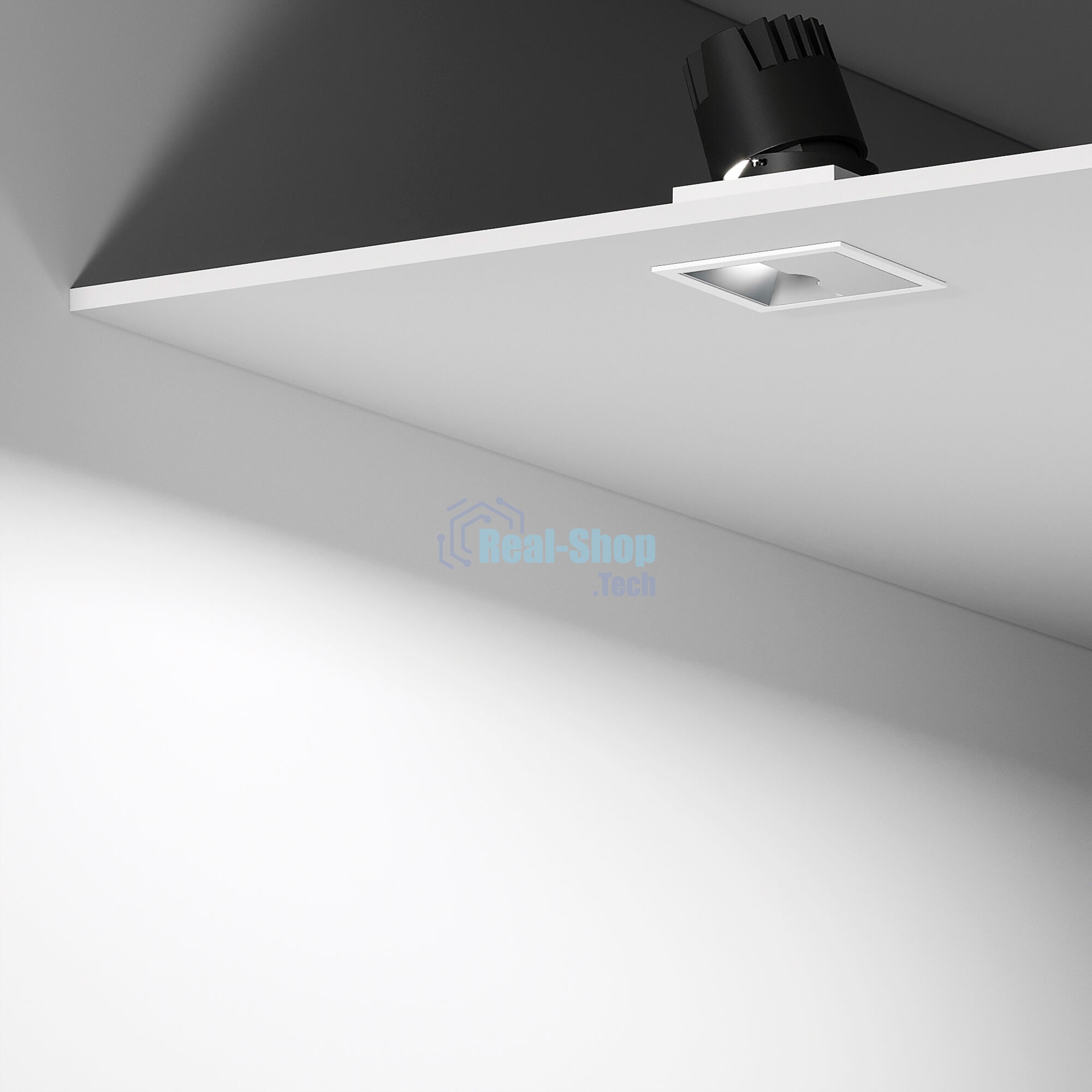 25091/LED 10W 4000K белый/хром / Потолочный светодиодный светильник