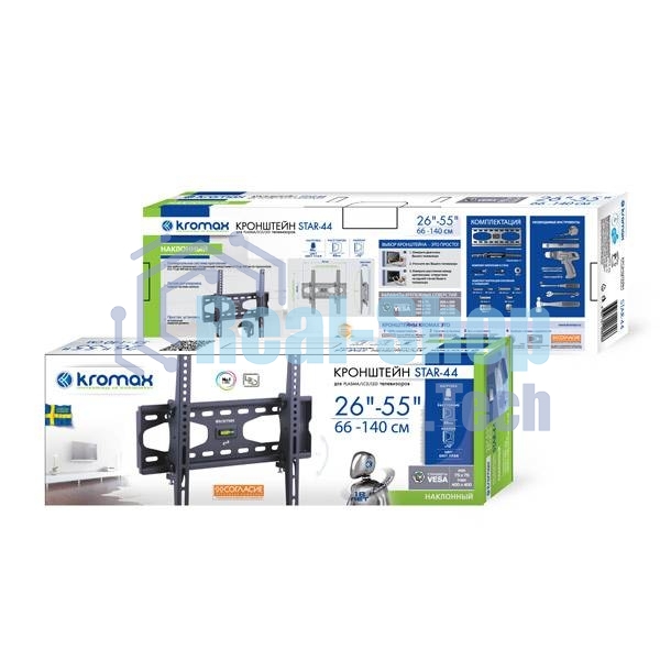 Кронштейн для телевизора Kromax STAR-44 серый 26