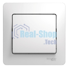 Выключатель 1-кл. СП Glossa 10А IP20 10AX в сборе белый SchE GSL000112