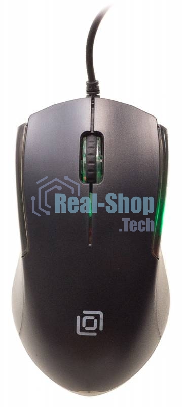 Мышь проводная Oklick 245M черный, 1000 dpi, USB, кнопки - 3