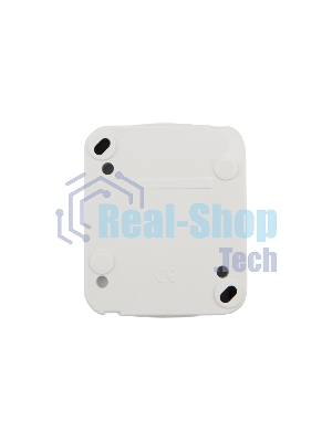 Розетка одноместная Kranz Mini OG открытой установки с заземлением, IP54 белая