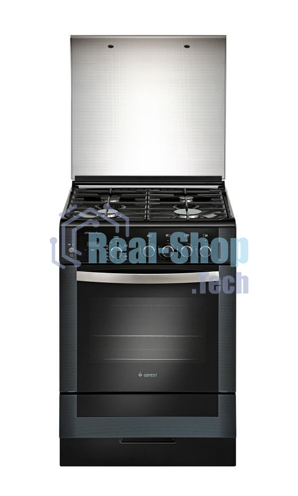 Плита газовая Gefest ПГ 6300-03 0046 черный, конфорок 4 шт, духовка 52 л, 60 см x 85 см x 60 см