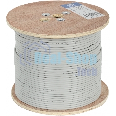 Кабель сетевой Ningbo FTP 4 пары cat5E solid 0.5мм CCA molded 305м серый