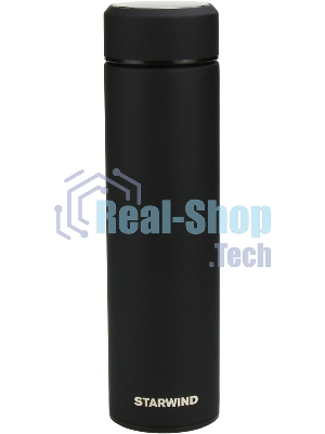 Термос Starwind 22-500 0.45л. черный картонная коробка