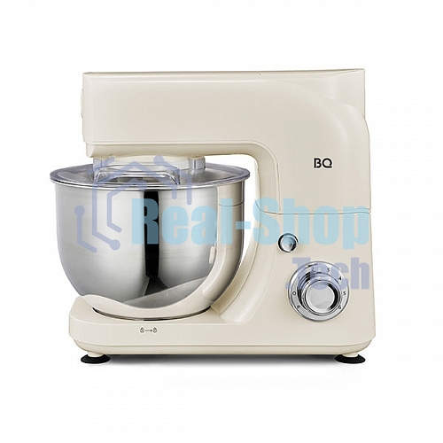 Планетарный миксер BQ MX520 White. Макс. мощность: 1600 Вт, Регулировка скорости: 6 скоростей + импульсный режим