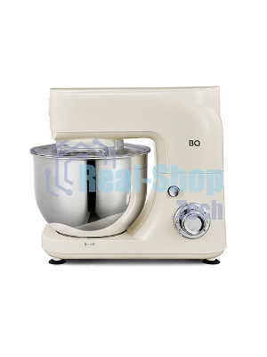 Планетарный миксер BQ MX520 White. Макс. мощность: 1600 Вт, Регулировка скорости: 6 скоростей + импульсный режим