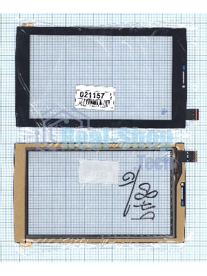 Сенсорное стекло (тачскрин) Micromax Canvas Tab P480. черное