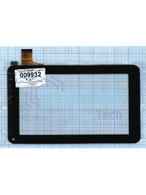 Сенсорное стекло (тачскрин) ZP9020-7, черное