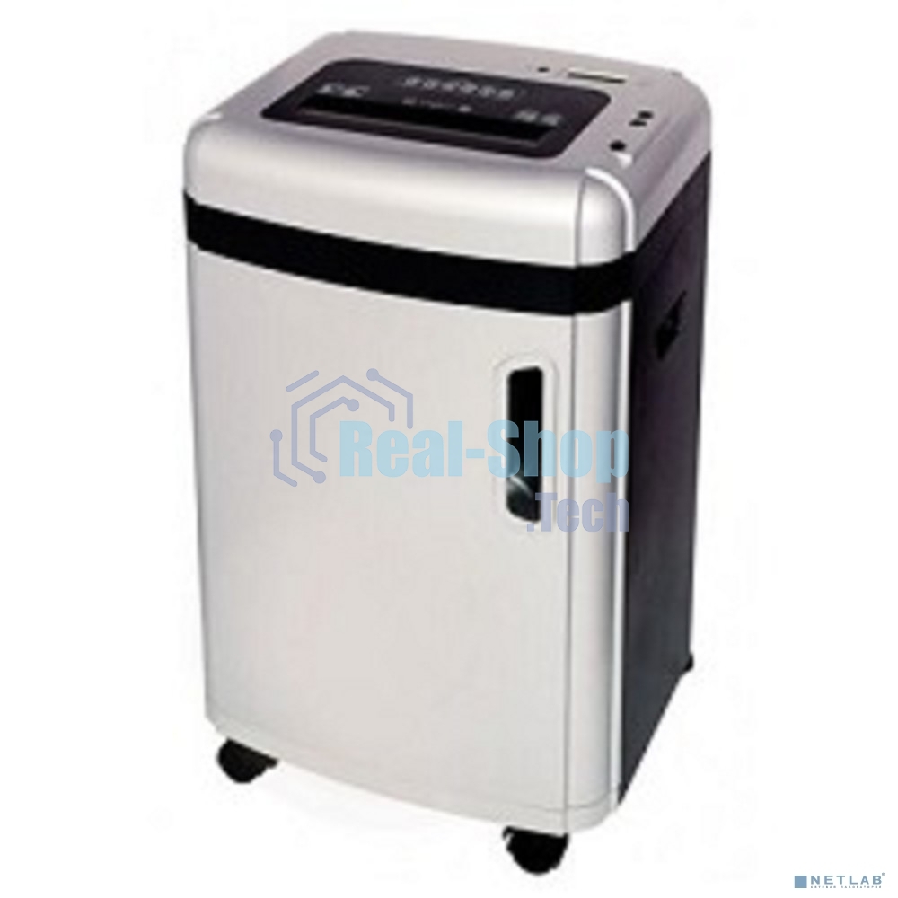 Шредер Office Kit S230 2x15 (секр.P-5)/фрагменты/17лист./35лтр./скрепки/скобы/пл.карты/CD