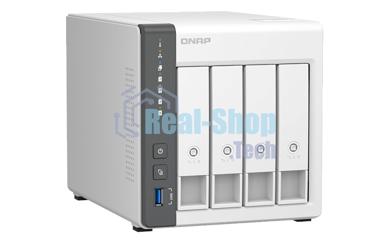 Сетевое хранилище NAS Qnap D4 (REV. C) 4-bay настольный Cortex-A55 RK3568B2