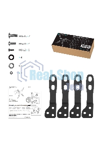 Адаптер VESA ONKRON A2G черный