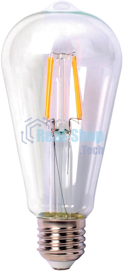 Лампа светодиодная филаментная Thomson TH-B2342 E27, эдисон, 9Вт, 6500К, белый холодный, 1 шт.