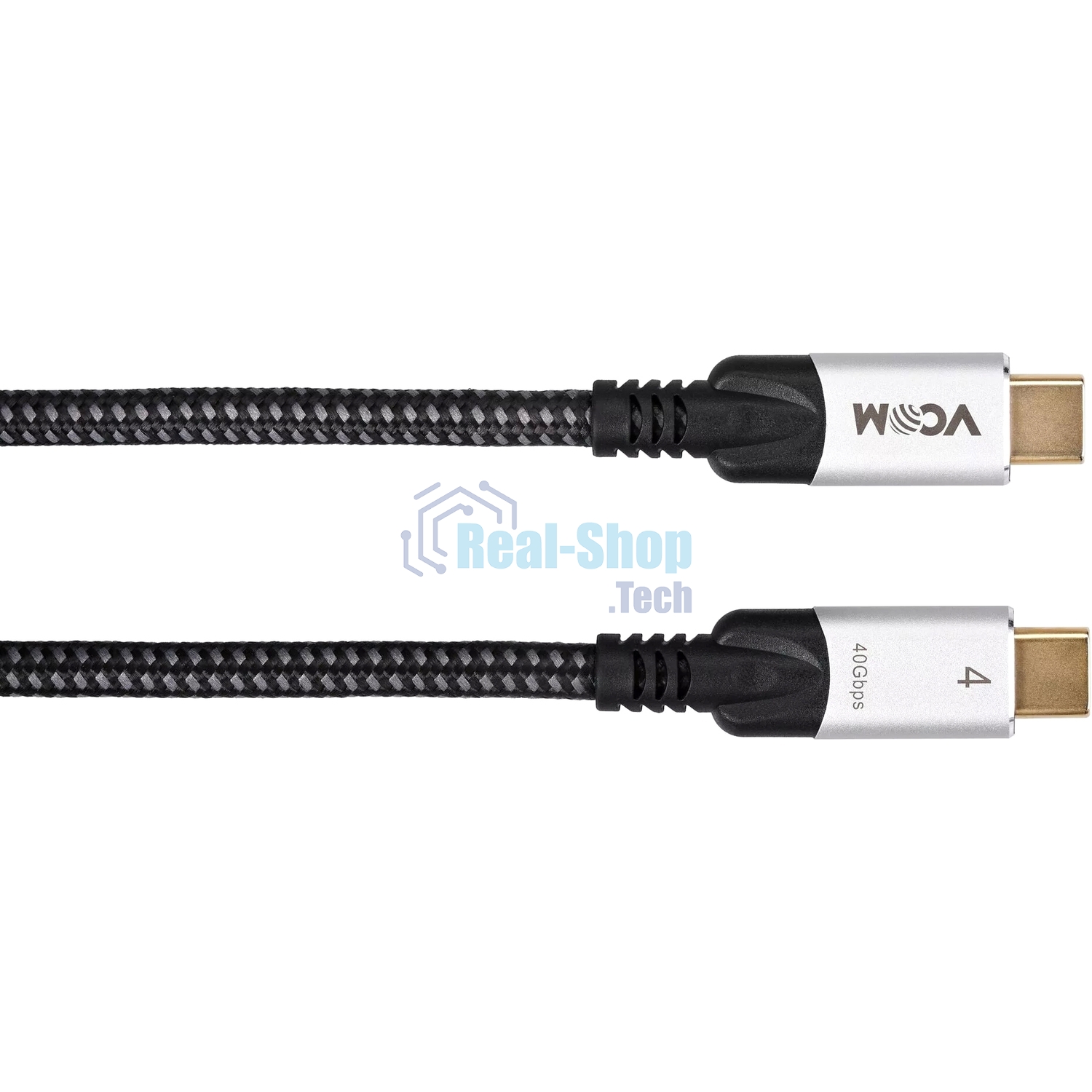 Кабель USB4 TCM--TCM, 5K@60Hz, 40Gbps, PD 240W, 5A, VCOM, 1.2м
