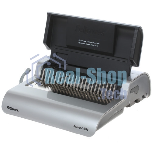 Переплетчик Fellowes Quasar E (FS-56209) A4/перф.20л.сшив/макс.500л./пластик.пруж. (6-50мм)/электр.