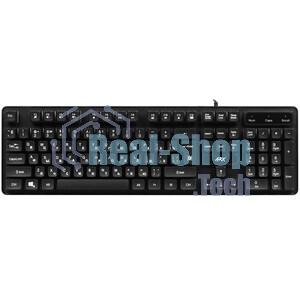 Клавиатура проводная Defender Arx GK-196L RU, USB, черный