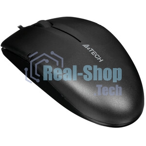 Мышь проводная A4Tech OP-530NUS черный, 1200 dpi, USB, кнопки - 3