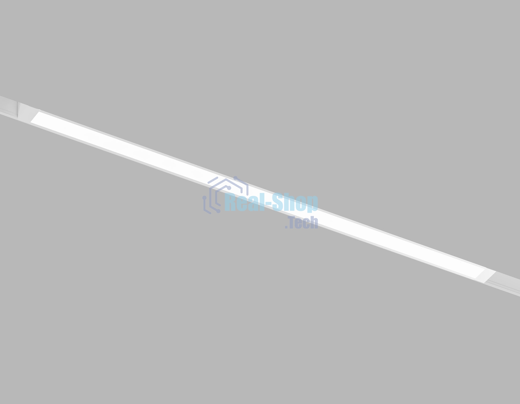 Трековый линейный светильник Ambrella light GL8050 WH белый IP20 27W 3000-6000K 220V 120° 600*25*41