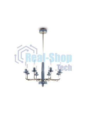 Люстра Ambrella light LH53126/8 GD/WH/GB золото/белый/серо-синий 13W 3000K D720*1120