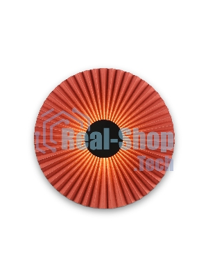 Настенный светильник Ambrella light LH72653 BK/RD черный/красный 6W 3000K D300*100