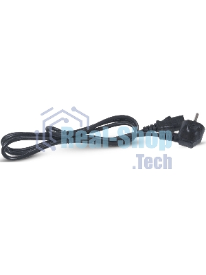 Кабель питания компьютера Cabeus PC-186-VDE-1.8M IEC 320 C13, вилка Schuko, 1.8 м, 10А, черный