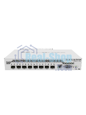 Коммутатор MikroTik CRS309-1G-8S+IN 8 SFP+, dual-core 800MHz CPU, 512MB RAM, POE, RS232 serial port