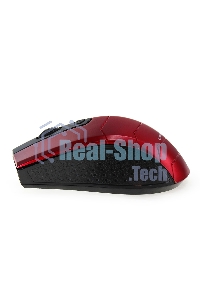 Мышь беспроводная Crown CMM-934W красный/черный, 1200 dpi, радиоканал, USB, кнопки - 4