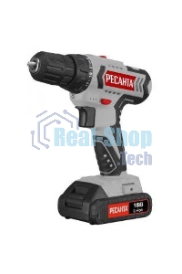 Дрель-шуруповерт аккумуляторная Ресанта ДА-18-2ЛК 75/14/5, Аккумуляторная, 18В, 2 АКБ, Кейс