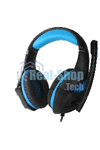 Гарнитура проводная игровая CROWN CMGH-2001 Black&blue