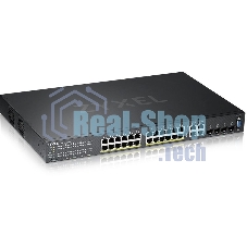 Коммутатор гибридный L2 PoE+ Zyxel NebulaFlex Pro GS2210-28HP, rack 19