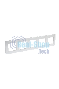 Рамка 5 постов, алюминий ETIKA