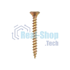 Саморез универсальный Kranz 3.5х30, желтый цинк, короб (200 шт./уп.)