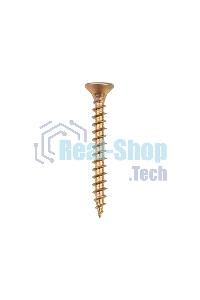 Саморез универсальный Kranz 3.5х30, желтый цинк, короб (200 шт./уп.)