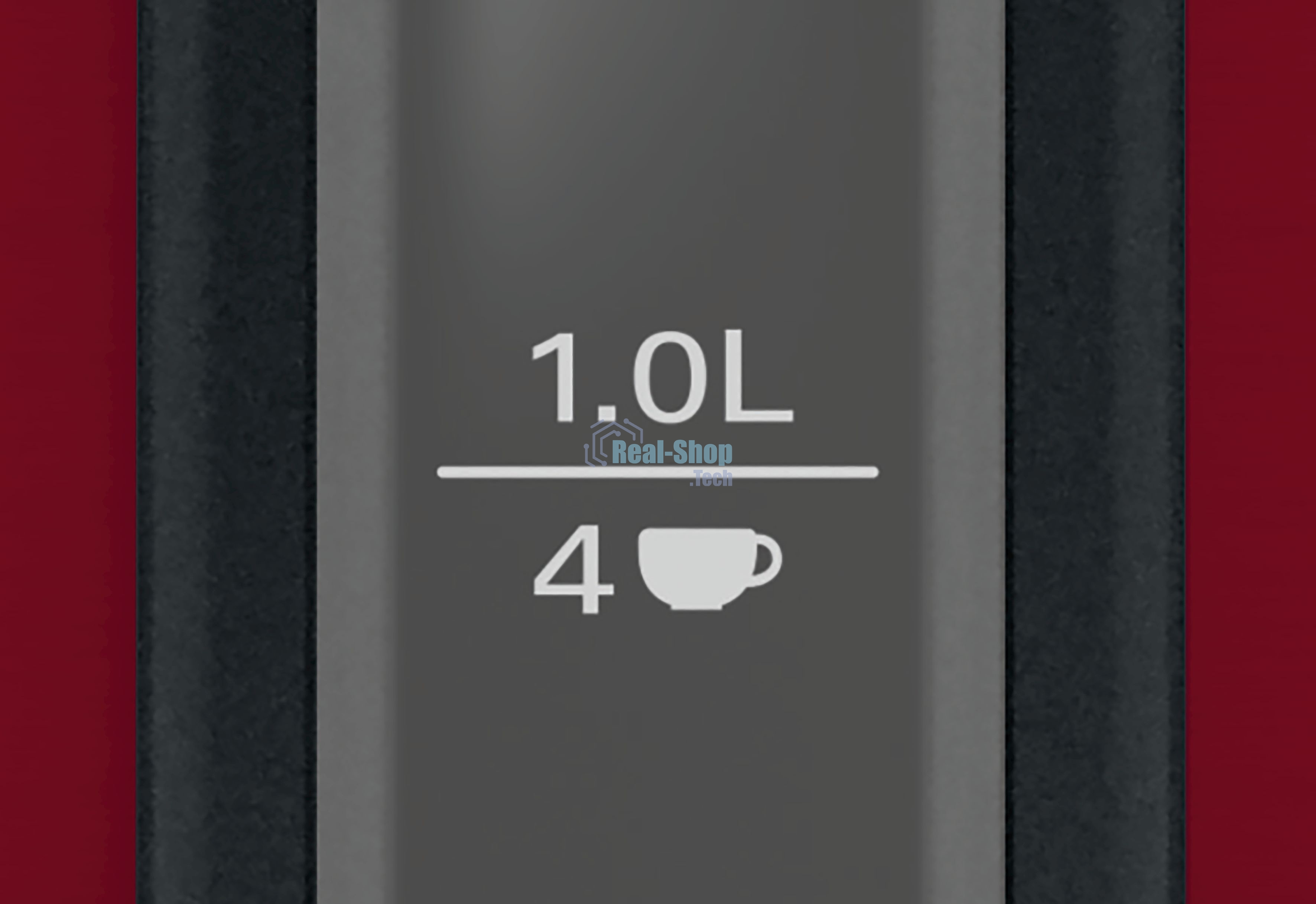 Чайник электрический Bosch TWK3P424 1.7л. 2400Вт красный (корпус: нержавеющая сталь)