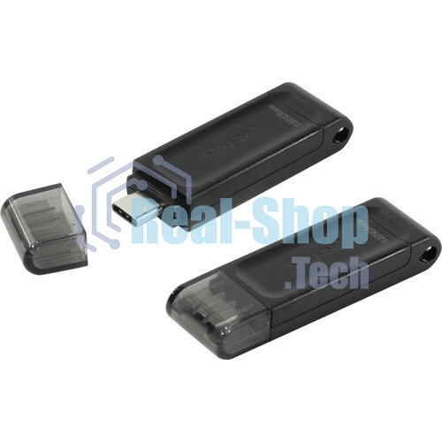 Флешка USB Kingston DataTraveler DT70 (DT70/64Gb), 64Gb, USB-C 3.2 Gen 1,  R/W 70/45, черный