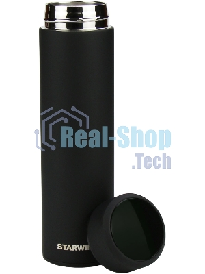 Термос Starwind 22-500 0.45л. черный картонная коробка
