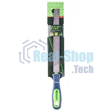 Напильник Сибртех, 200 мм, плоский, двухкомпонентная рукоятка, №2